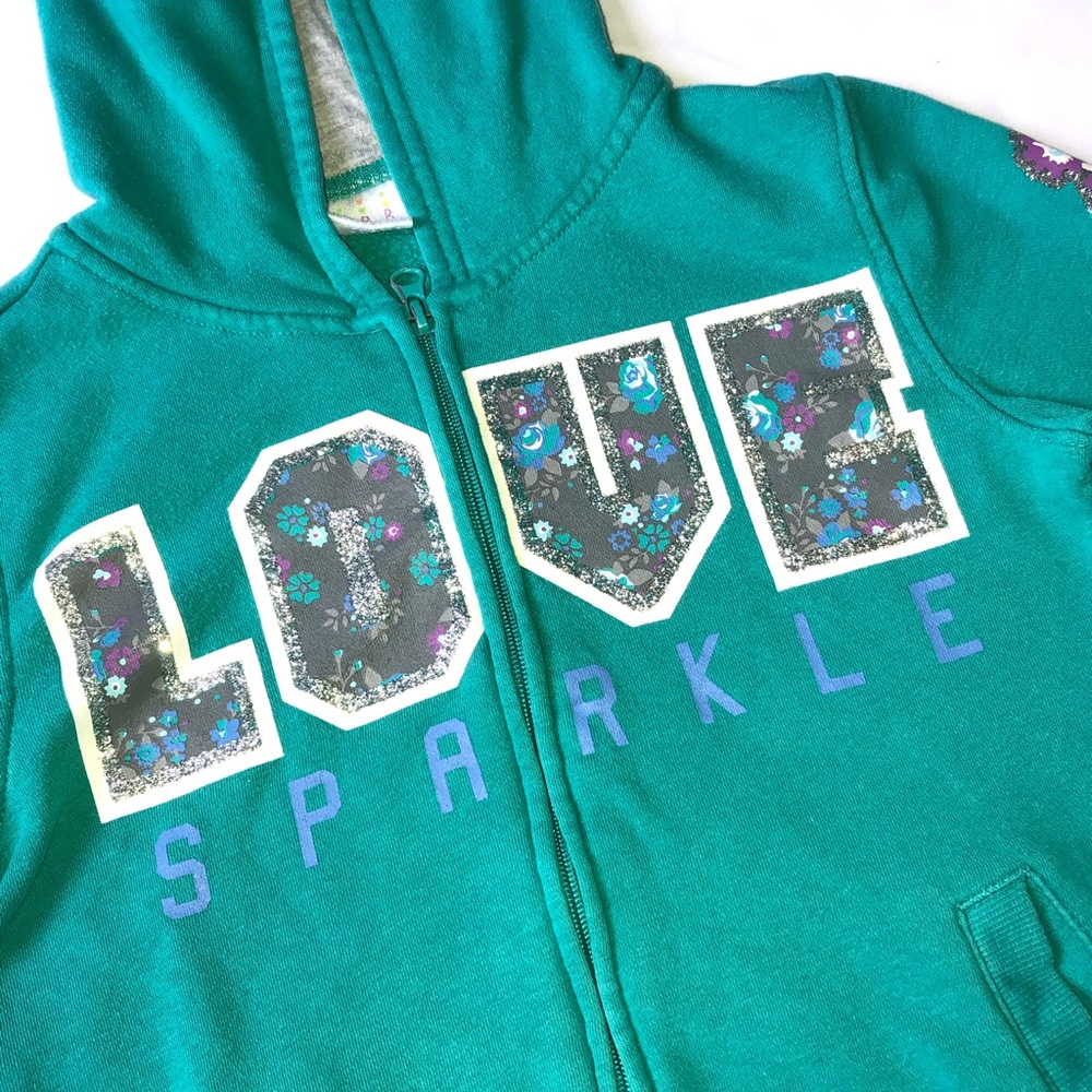 Blue Floral LOVE jacket